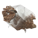 Double-Terminated Selenite Crystal Specimen on Lucite Easel