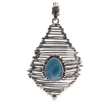 Larimar Vine Roots Designer Pendant