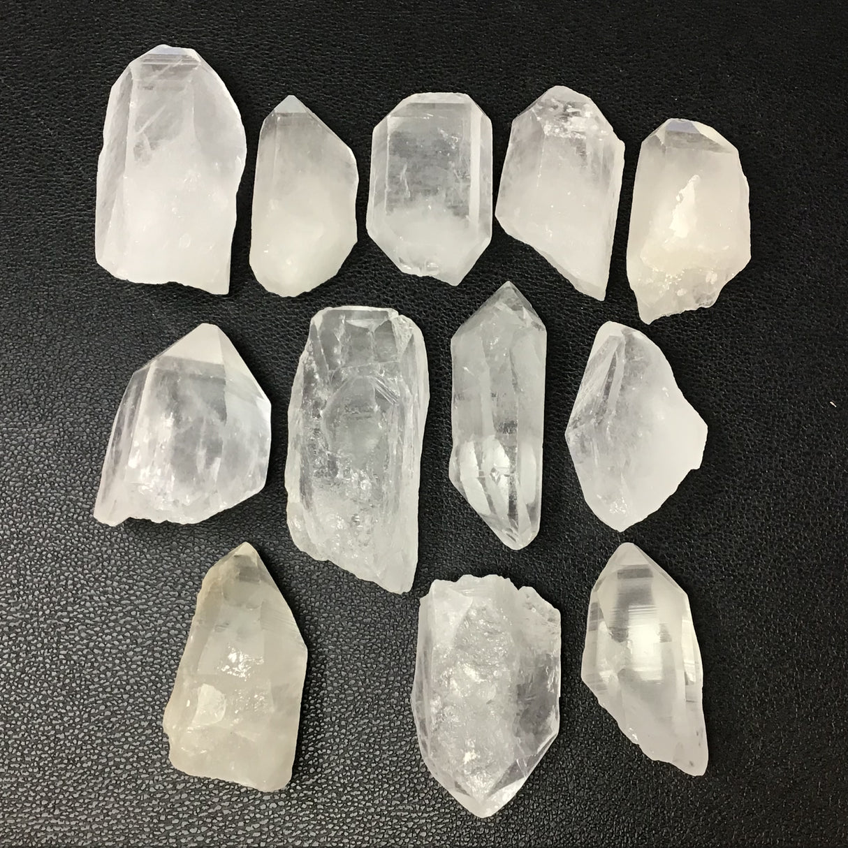 Unpolished Clear Quartz Points & Clusters
