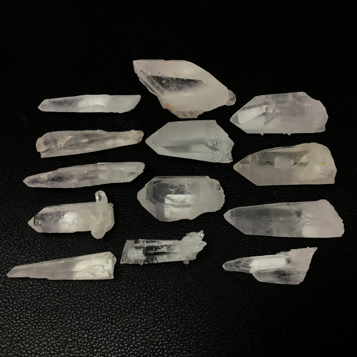 Unpolished Clear Quartz Points & Clusters