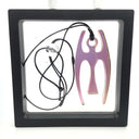 Crystal Angel Sound Healing Tool on Cord with Bead Striker & Gel Box Display