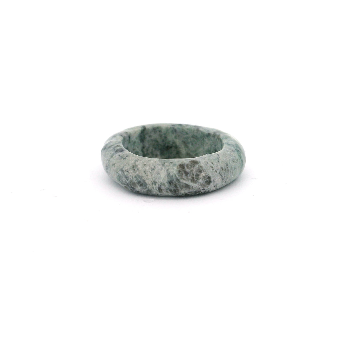 Gray Jade Gemstone Ring