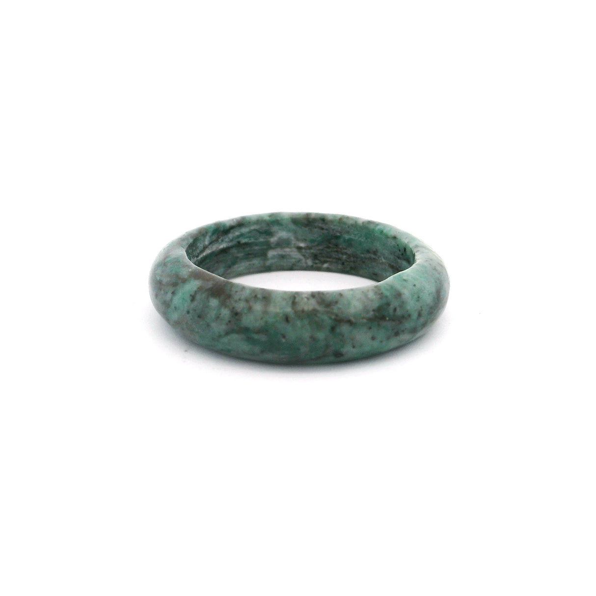 Gray Jade Gemstone Ring