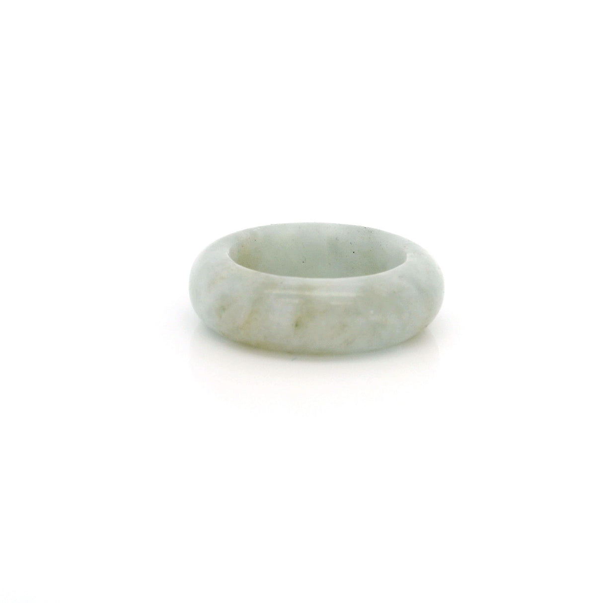 Burmese Jade Gemstone Ring - Solid Stone Carving