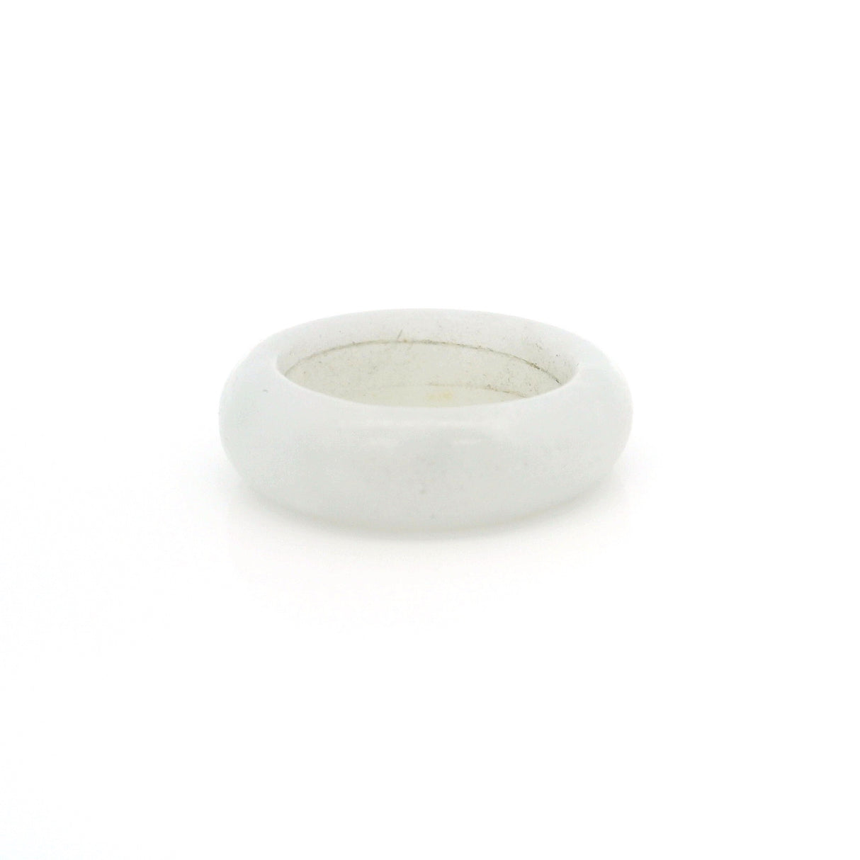 Burmese Jade Gemstone Ring - Solid Stone Carving