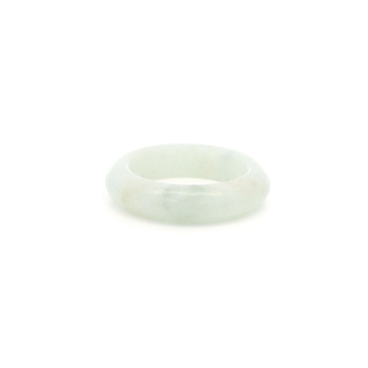 Burmese Jade Gemstone Ring - Solid Stone Carving