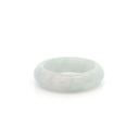 Burmese Jade Gemstone Ring - Solid Stone Carving