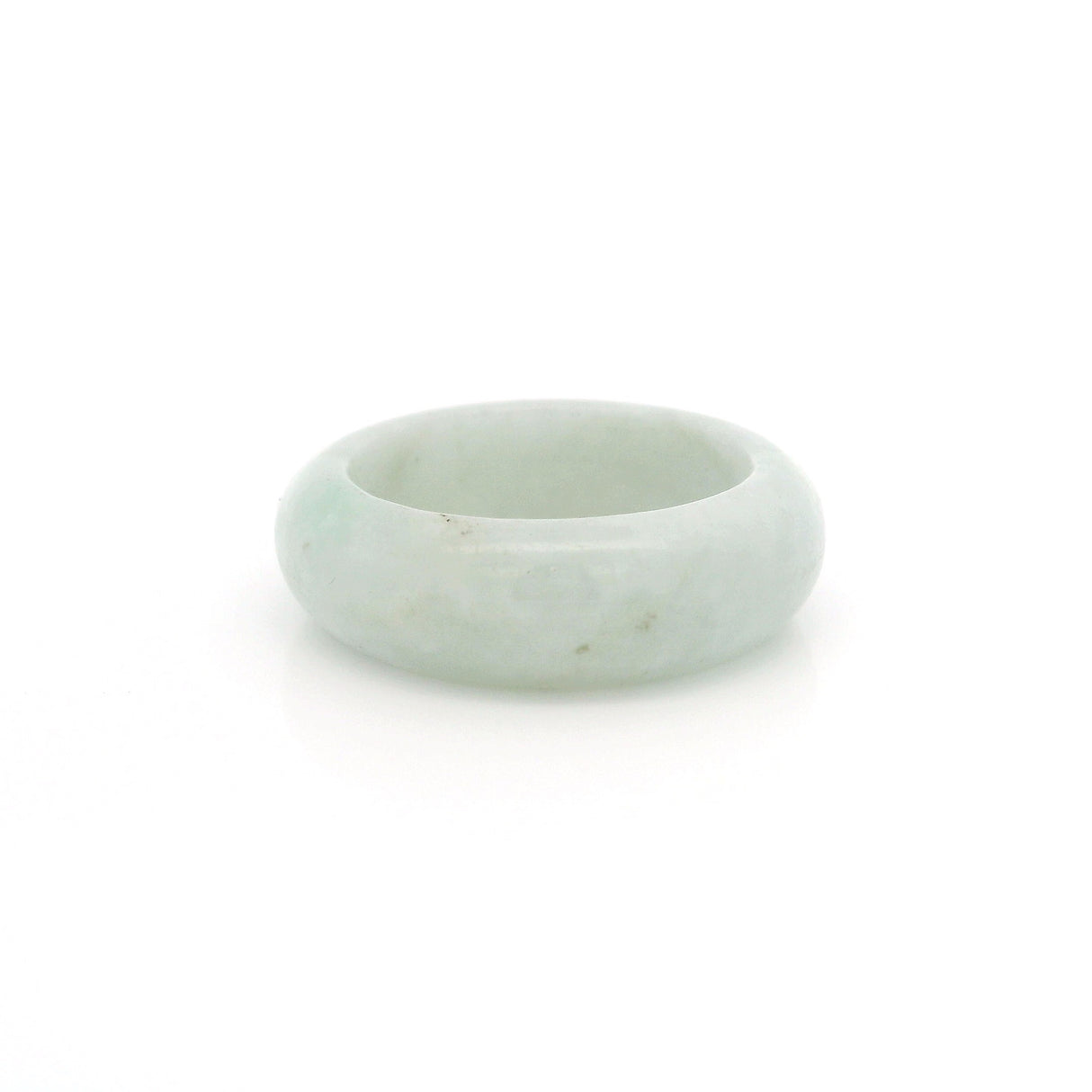 Burmese Jade Gemstone Ring - Solid Stone Carving