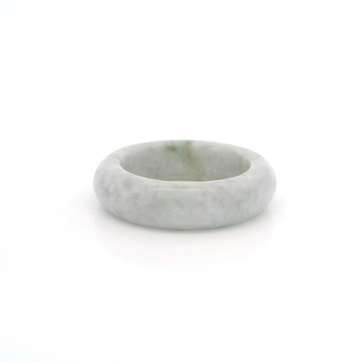 Burmese Jade Gemstone Ring - Solid Stone Carving