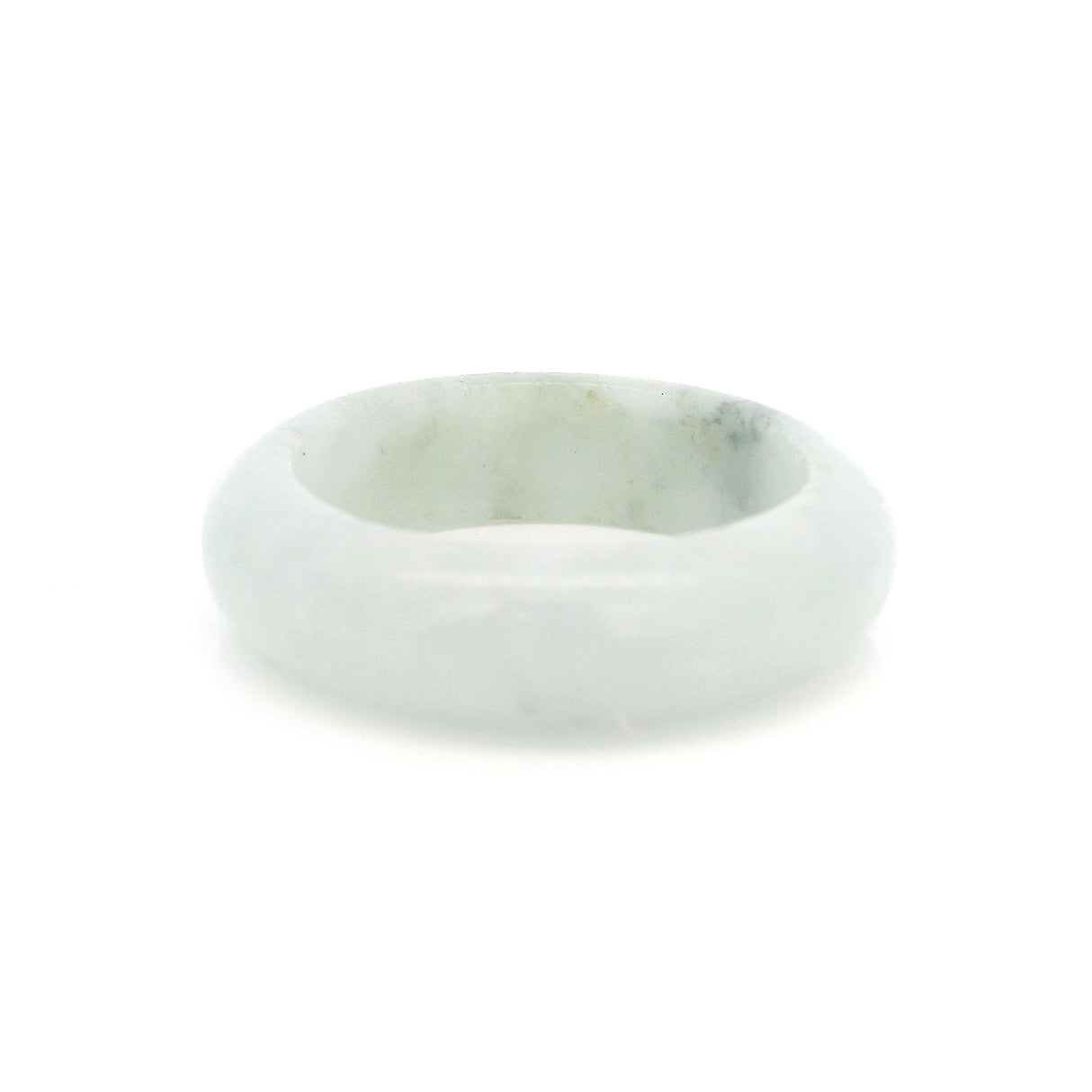 Burmese Jade Gemstone Ring - Solid Stone Carving