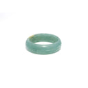 Guatemala Jade Gemstone Ring - Solid Stone Carving