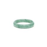 Guatemala Jade Gemstone Ring - Solid Stone Carving
