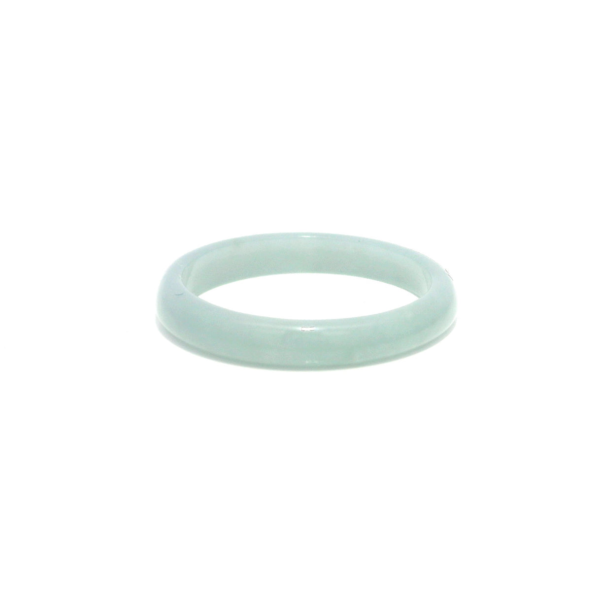 Guatemala Jade Gemstone Ring - Solid Stone Carving