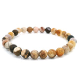 Chocolate Jasper Beaded Bracelet 6.5mm Rounds