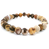 Chocolate Jasper Beaded Bracelet 6.5mm Rounds