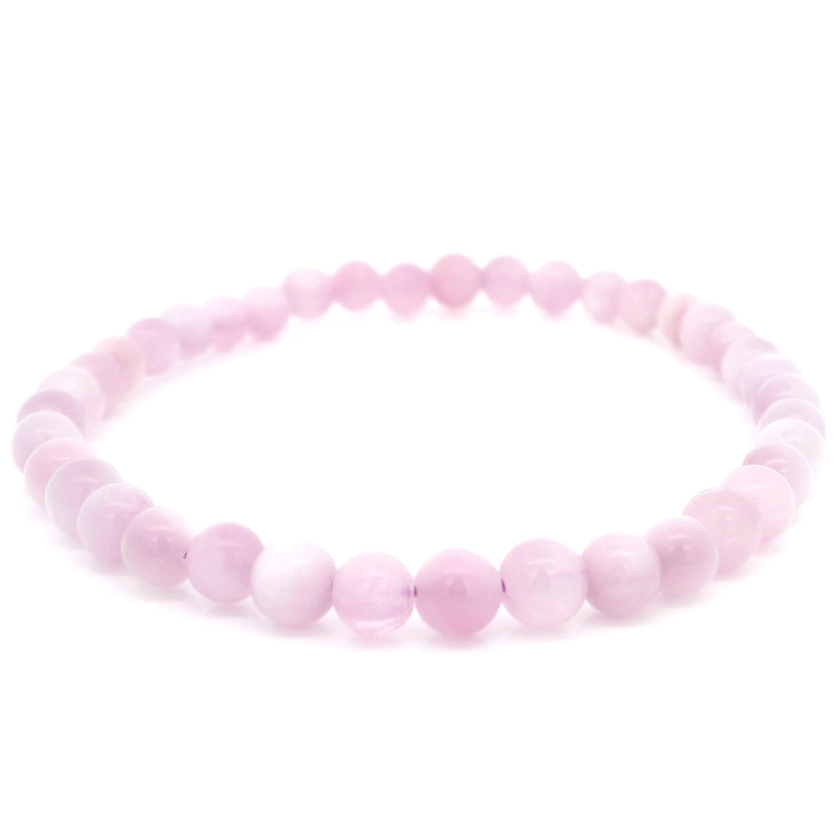 Kunzite Beaded Bracelet - 4.5-5mm Rounds