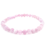 Kunzite Beaded Bracelet - 4.5-5mm Rounds
