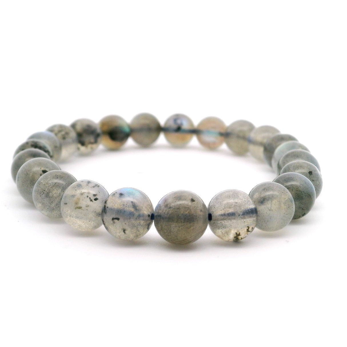 Labradorite Beaded Bracelet 8.5mm Rounds