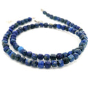 4mm Faceted Square Beaded Necklace 16" with Lobster Clasp & Extender