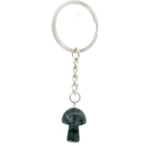 Larvikite Mushroom Keychain