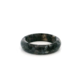Larvikite Gemstone Ring - Solid Stone Carving