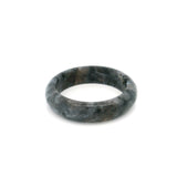 Larvikite Gemstone Ring - Solid Stone Carving