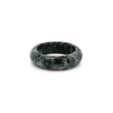 Larvikite Gemstone Ring - Solid Stone Carving