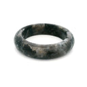 Larvikite Gemstone Ring - Solid Stone Carving