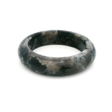 Larvikite Gemstone Ring - Solid Stone Carving