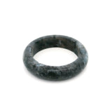 Larvikite Gemstone Ring - Solid Stone Carving