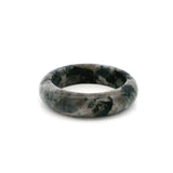 Larvikite Gemstone Ring - Solid Stone Carving