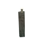 Muonionalusta Meteorite Pendant (Non-Plated) Clear Coated With Pinch Bail