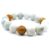 Jade Beaded Bracelet 12mm-14mm Rounds