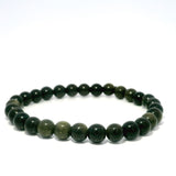 Gold Sheen Obsidian Beaded Bracelet - 6-6.5 mm Round