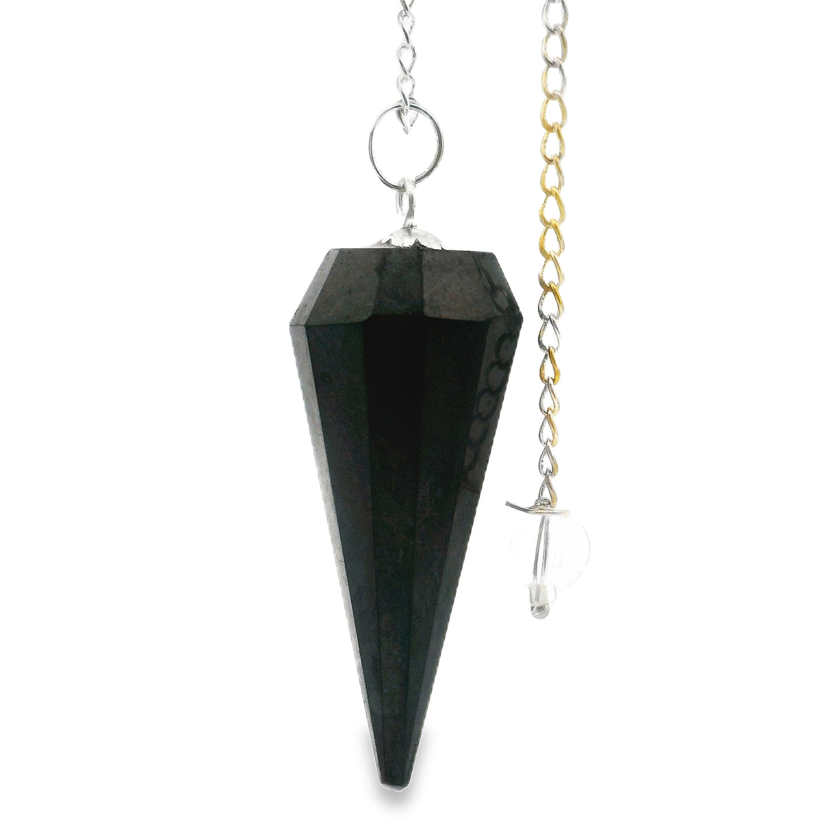 Shungite Pendulum - Faceted Taper