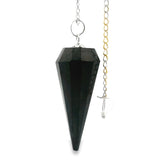 Shungite Pendulum - Faceted Taper