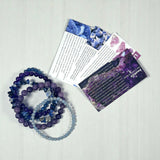 Meditation Intention Beaded Bracelet Set of 5