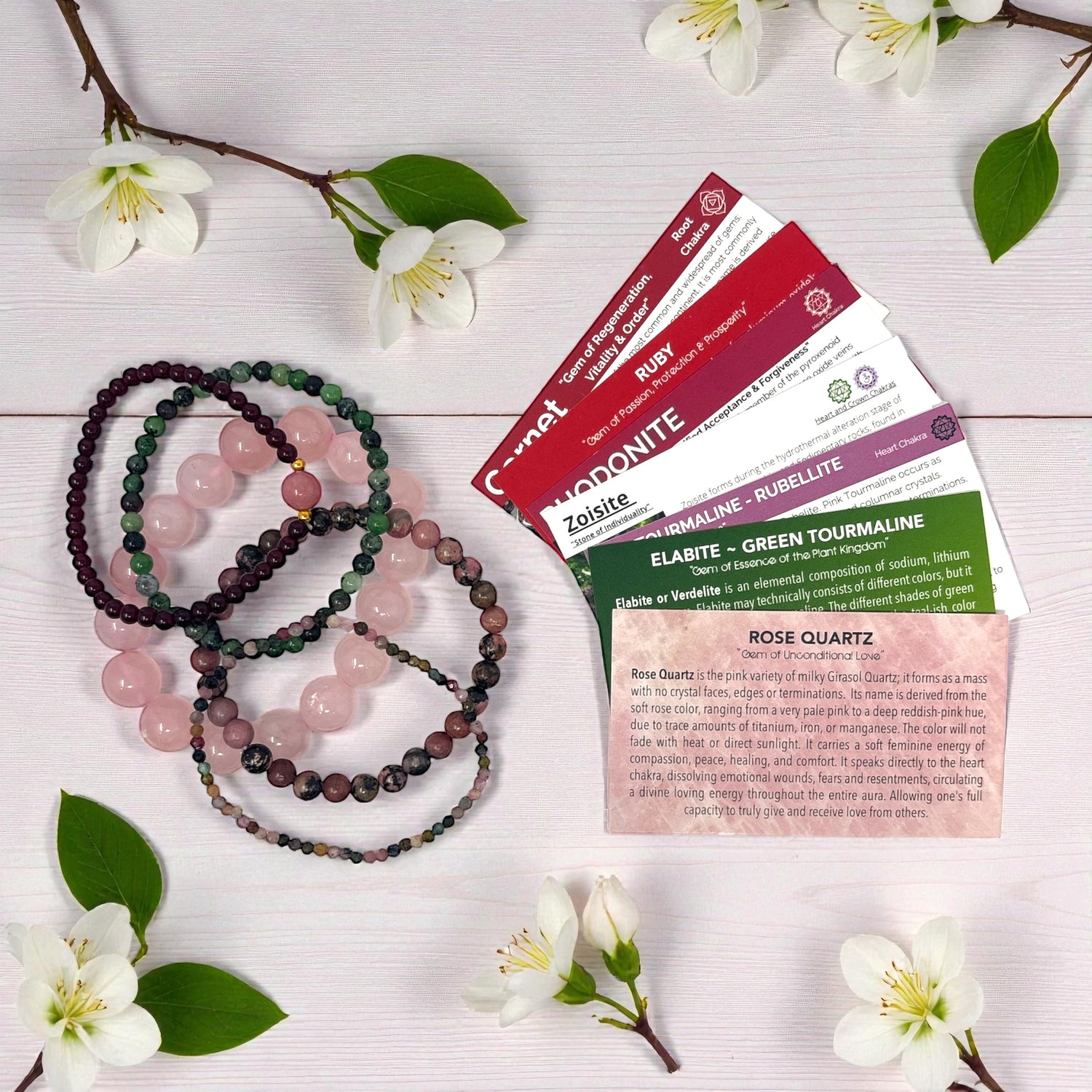 Universal Love Intention Beaded Bracelet Set of 5