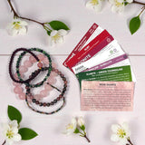 Universal Love Intention Beaded Bracelet Set of 5