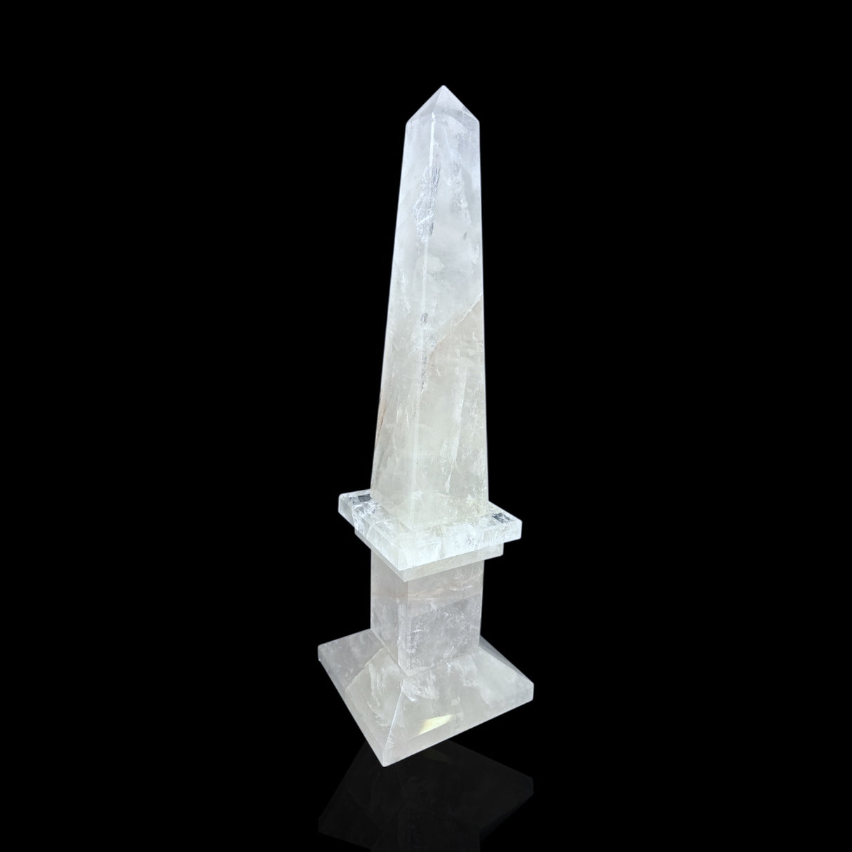 Large Clear Quartz Obelisks