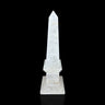 Medium Clear Quartz Obelisk with Rainbow Inclusions