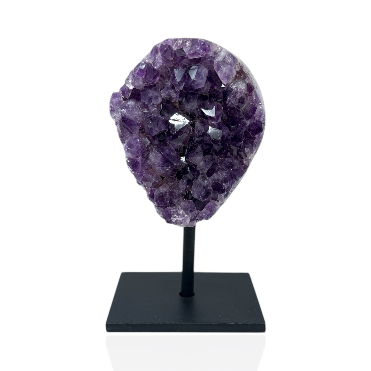 Amethyst Druze Polished Freeform Minis on Pin Stand - Small