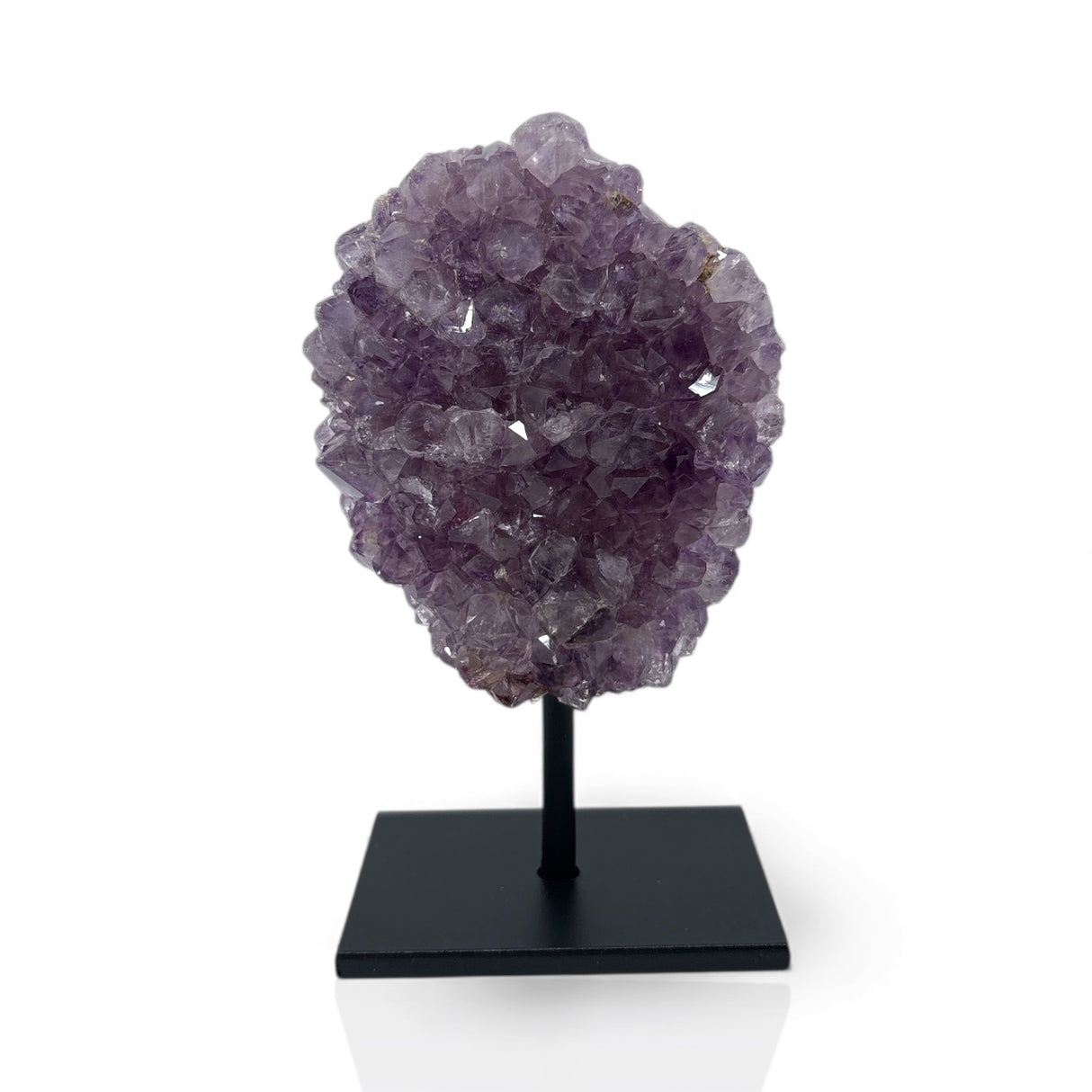 Amethyst Druze Polished Freeform Mini on Pin Stand - Medium