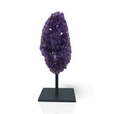 Amethyst Druze Polished Freeform Mini on Pin Stand - Large