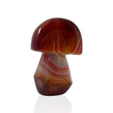 Red Sardonyx Mushroom Carving