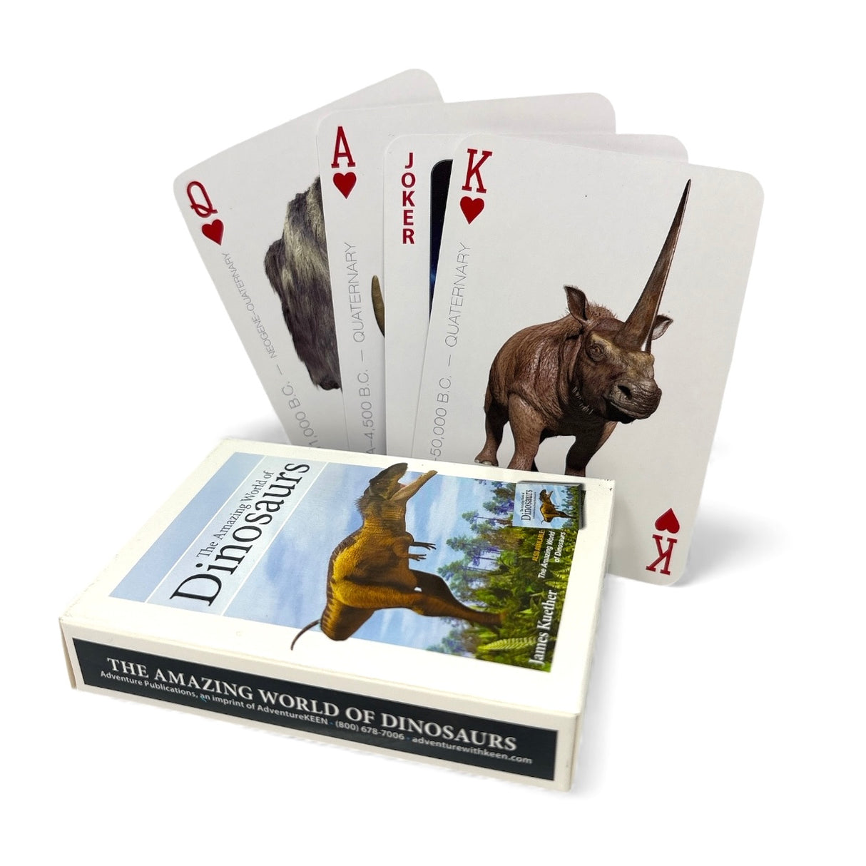 Amazing World of Dinosaurs Playing Cards