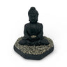 Shungite & Pyrite Thai Buddha Sculpture (Frequency-Infused)