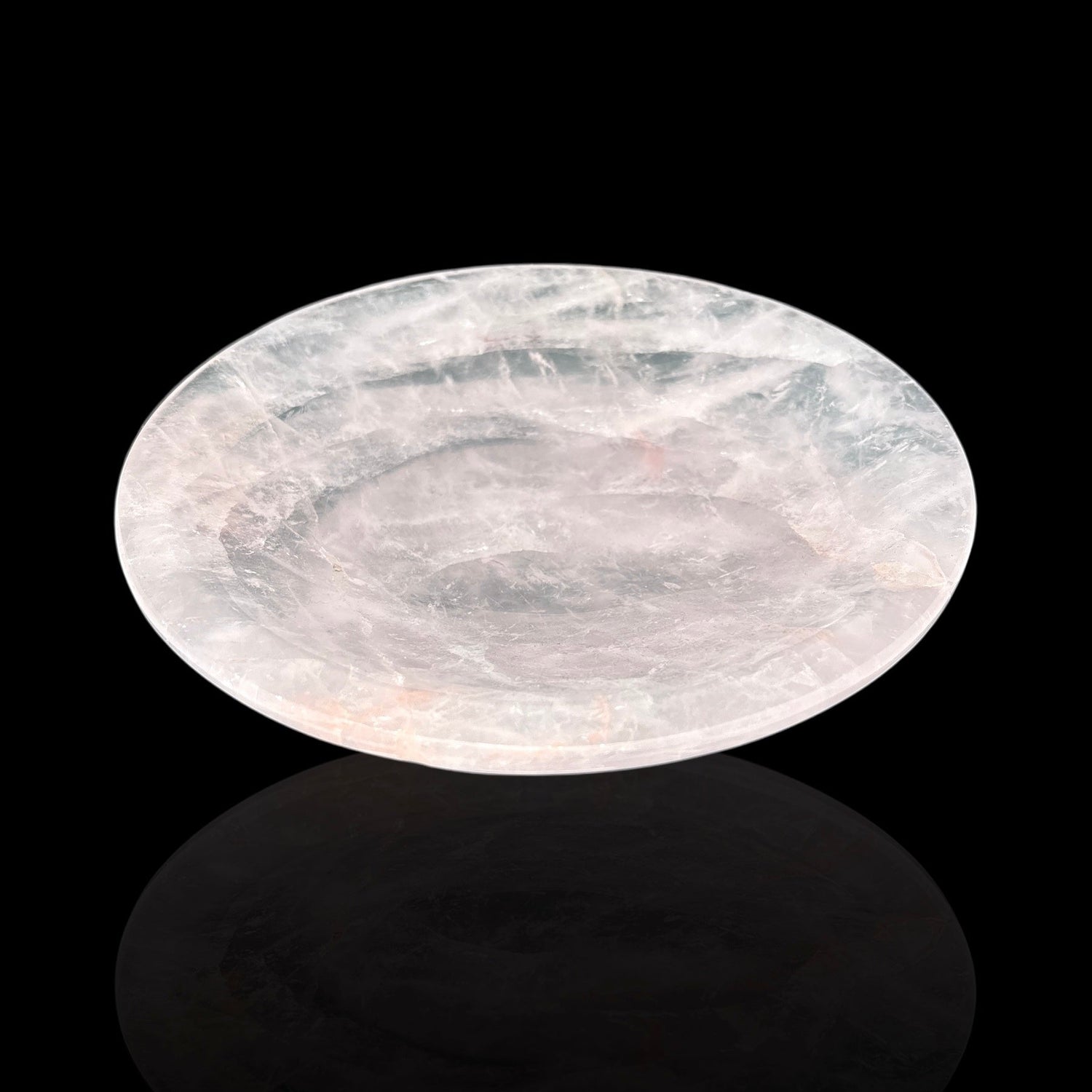Medium Rose Quartz Bowl - Round