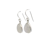 Rainbow Moonstone Pear Dangle Earrings
