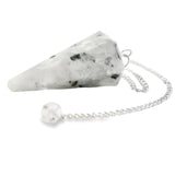 Rainbow Moonstone Pendulum